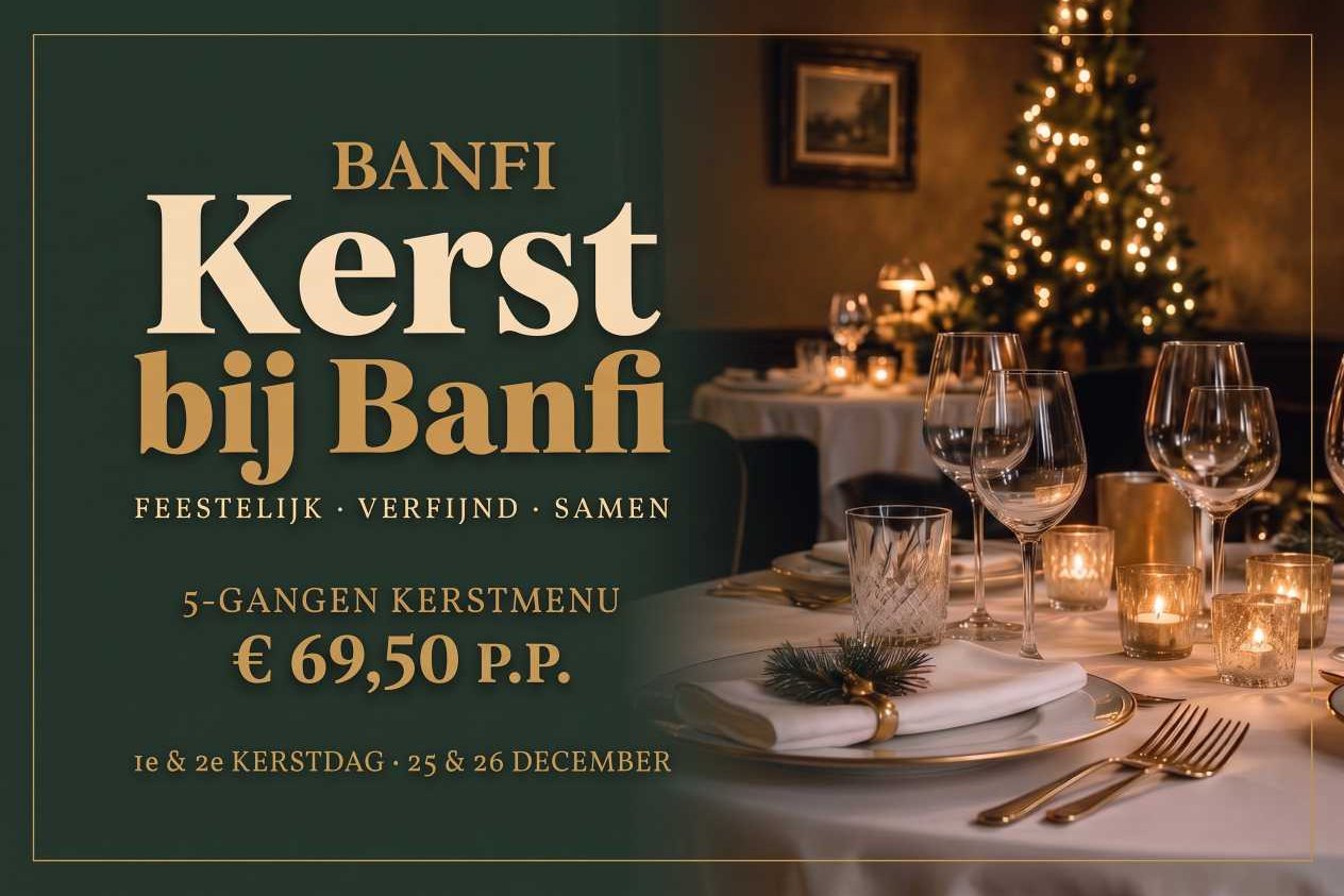 Kerst bij Restaurant Banfi in Zeist — kerstdiner met Beef Wellington bij kaarslicht